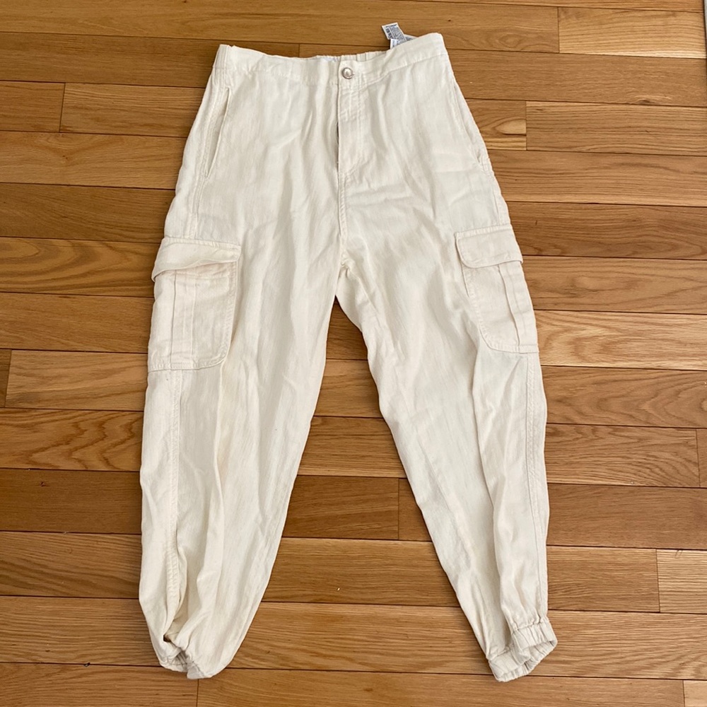 Zara cream jogger